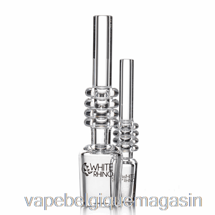 Vape Juice Collecteur De Nectar De Rhinocéros Blanc Pointes De Quartz 14mm